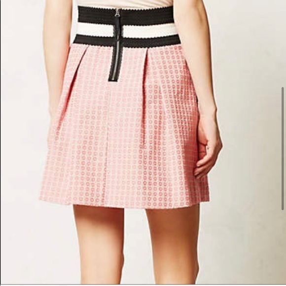 Anthropologie Maeve Ballad Swing Skirt In Pink - Picture 3 of 12